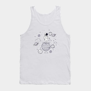 Astronaut Space Explorer Tank Top